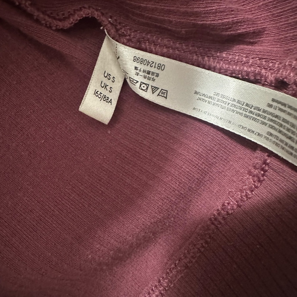 Free People Women's Mauve Turtleneck Top - Picture 5 of 7